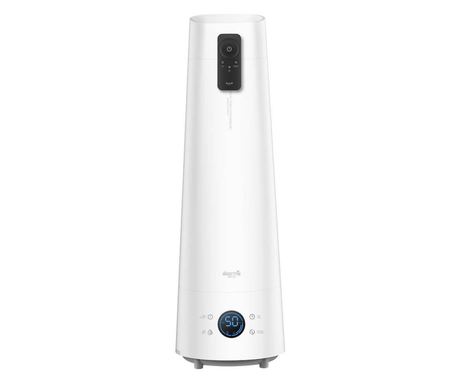 Овлажнител за въздух Deerma LD220, 25 W, Резервоар 4 л, Овлажняване 350 мл/ч, Дистанционно, Сензорен панел, Бял