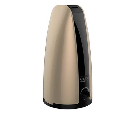 Овлажнител за въздух Adler AD 7954, 18W, 1 литър, Работи до 10ч, Черен/златист