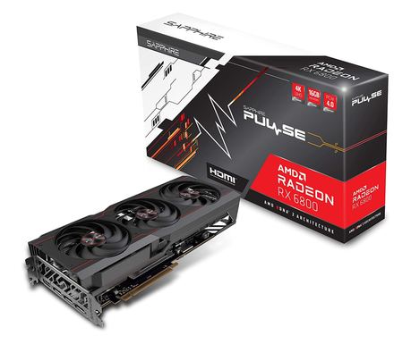 Видео карта Sapphire Radeon™ RX 6800 PULSE, 16GB GDDR6, 256-bit