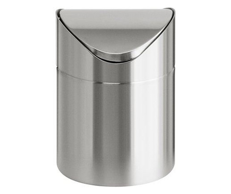 Cos de gunoi, Vepa Bins, Inox, Batant, 1.5 l, Argintiu