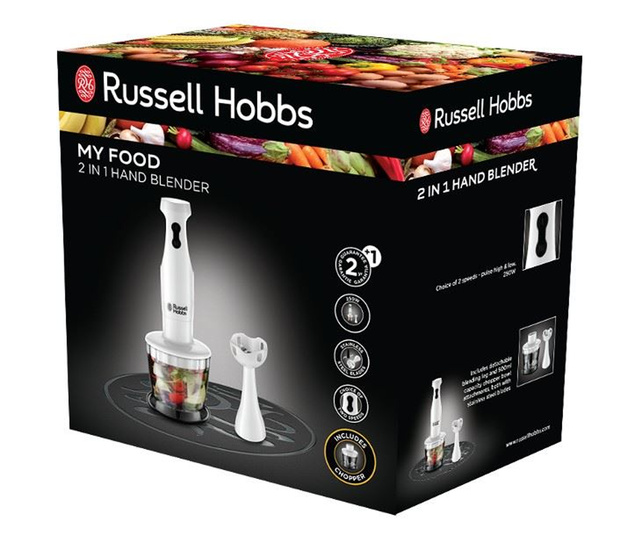 Blender multi functional Russell Hobbs 23180-56 Nutri Boost, 700 W, 15  piese, Inox 