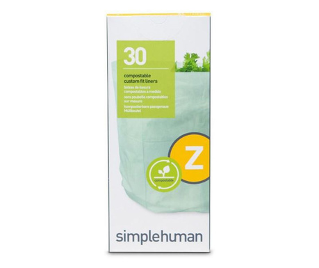 SimpleHuman CW0525 Z-típusú komposztálható szemetes zsák 30db