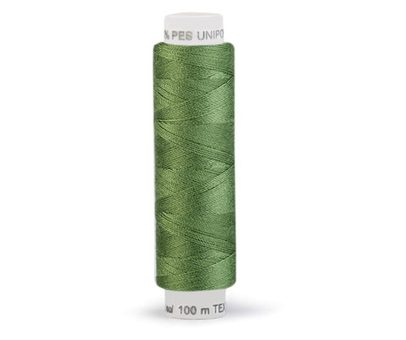 Ata universala poliester Unipoly 100 m, Verde olive