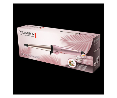 Ondulator, Remington, CI5901, 13-25 mm, 200 de grade, 8 nivele de temperatura, Roz