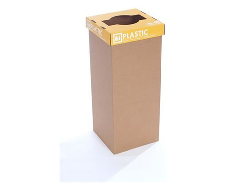 Recipient pentru deseuri selective reciclate, Rabalux, 60l, Galben