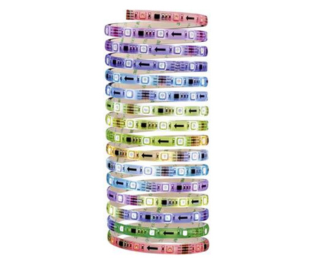 Set banda LED, Paulmann, 12V, 500 cm, RGB