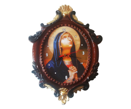 Ceas decorativ, Fecioara Maria, Maro, 40 cm, 6184EX