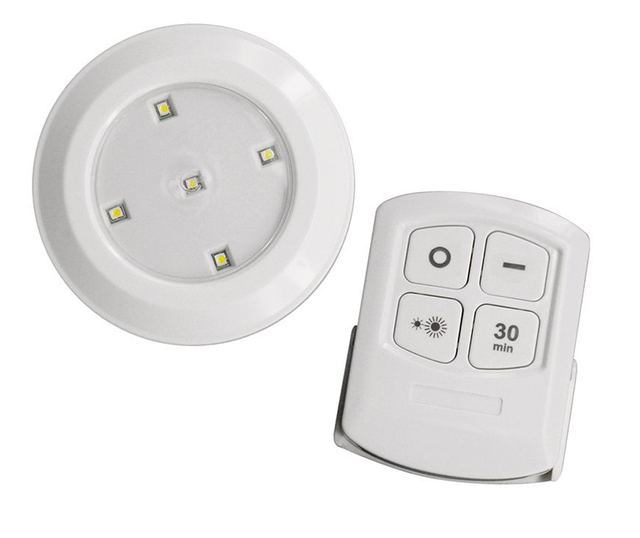 LED svjetiljke s daljinskim upravljačem, set od 6, za fleksibilno osvjetljenje.