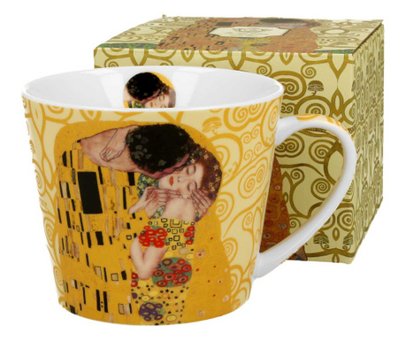 Gustav Klimt porcelán nagy bögre díszdobozban 610 ml