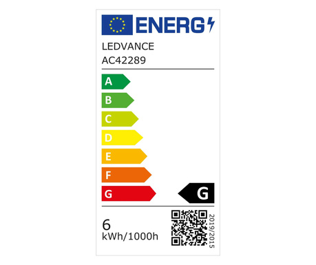 Ledvance LED EEK G (A - G) E27 Rúd forma 6 W = 40 W Melegfehértől natúr fehérig (4058075793934)
