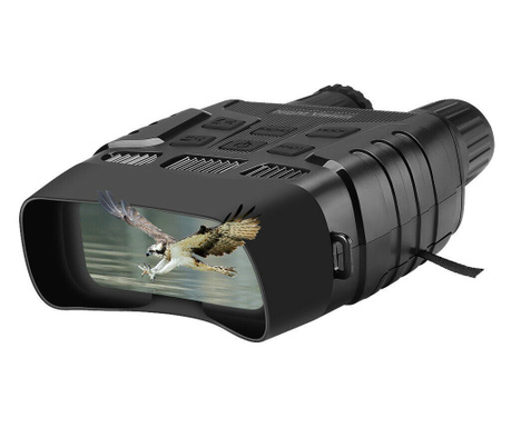 Binoclu digital night vision pentru vanatoare, inregistrare video, zoom reglabil,iluminator infrarosu ,binocular profesional cu