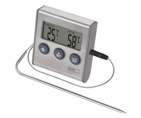 EMOS E2157 digitális grillhőmérő időzítővel