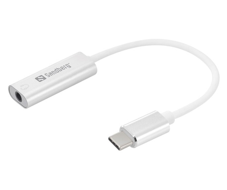Sandberg USB-C külső hangkártya 1x 3,5 mm jack (136-27)