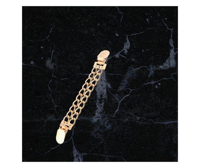 Clips / Inchizatoare cardigan Crisalida, 2 x 17 cm, Gold