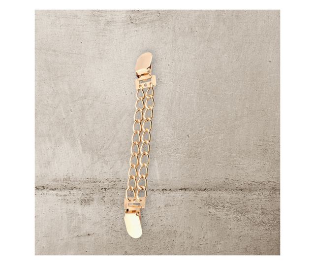 Clips / Inchizatoare cardigan Crisalida, 2 x 17 cm, Gold