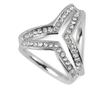 Inel pentru esarfa cu strasuri Crisalida, 2,6 x 2,2 cm, Crystal