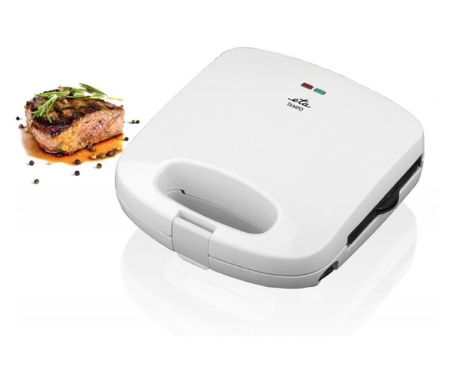 Sandwich maker 3 in 1 ETA Tampo 4156, 700 W, 3 tipuri de placi detasabile, deschidere pana la 180°