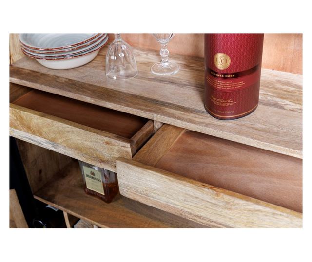 Dulap de bar, auriu, cupru, 95x141x42 cm