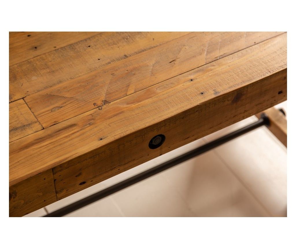 Pad, fa, barna, 165x47x40 cm - 3