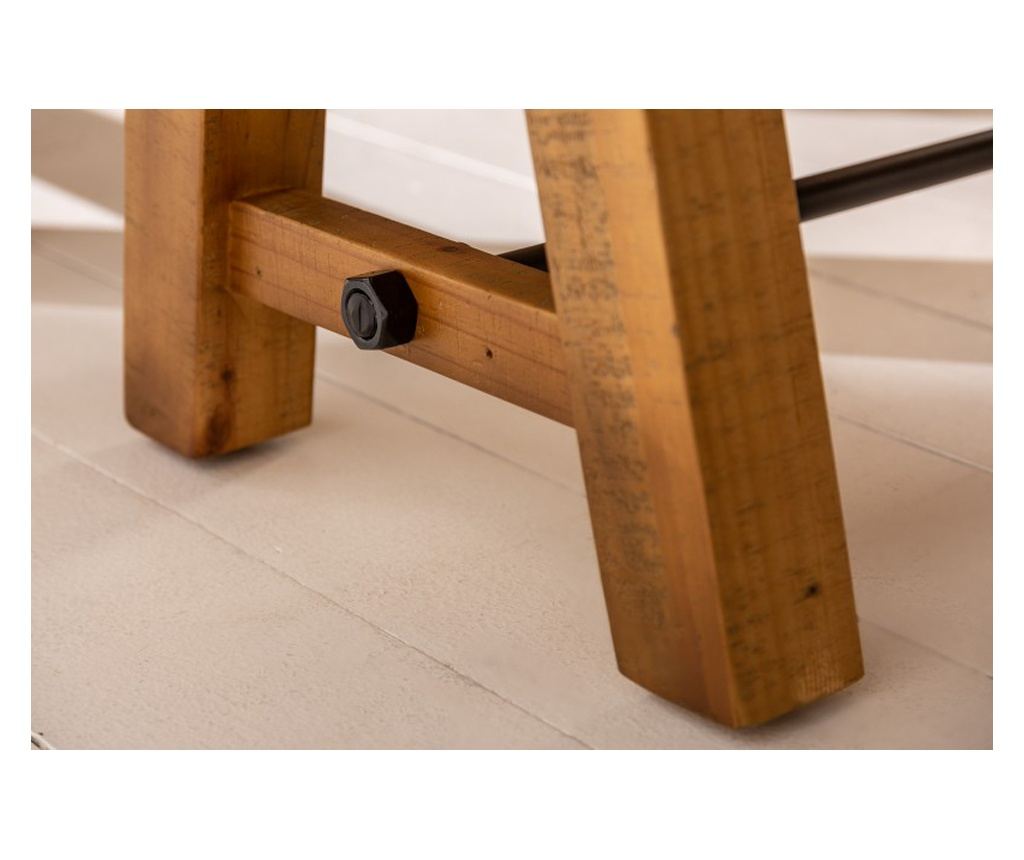 Pad, fa, barna, 165x47x40 cm - 4