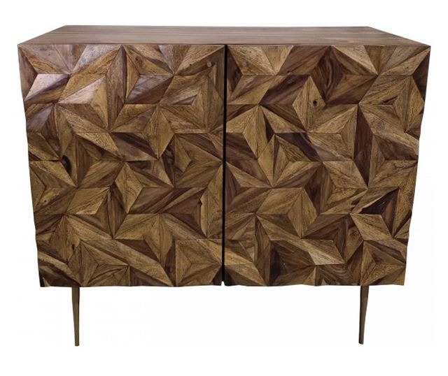 Dulap de bar, auriu, culoare lemn, 90x78x45 cm