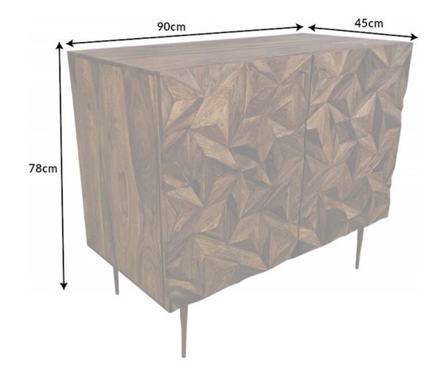 Dulap de bar, auriu, culoare lemn, 90x78x45 cm