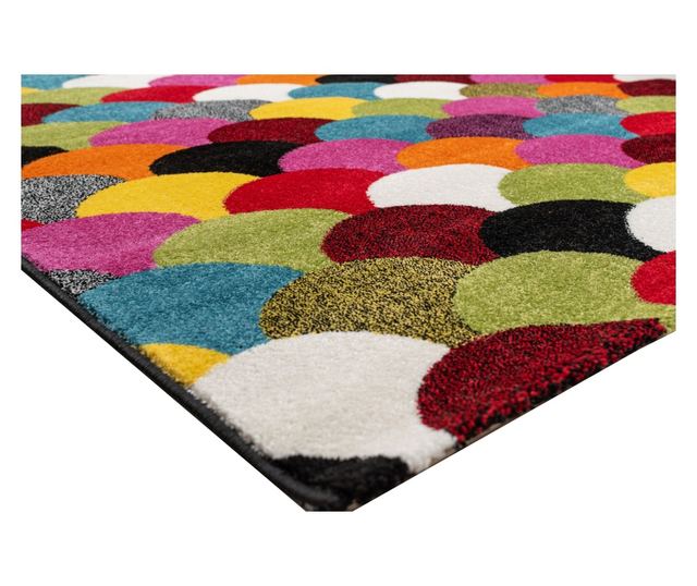 Килим Фризе Бамби Многоцветен, 60x200 см, Модерен дизайн, 2500 г/м²