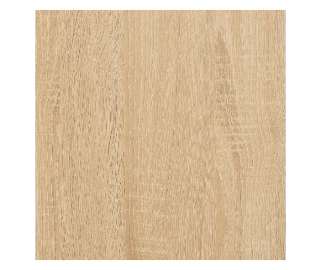 Stolić za kavu, sonoma hrast, 80x80x40 cm, konstruirano drvo - 8