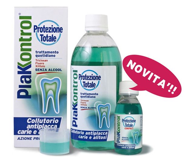 Ústní voda PlaKKontrol Total Protection Triclosan 500ml
