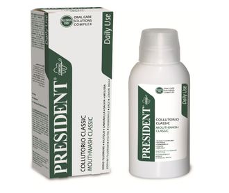 Prezident Classic ústní voda pro každodenní použití, s antikazovým účinkem 200 ml