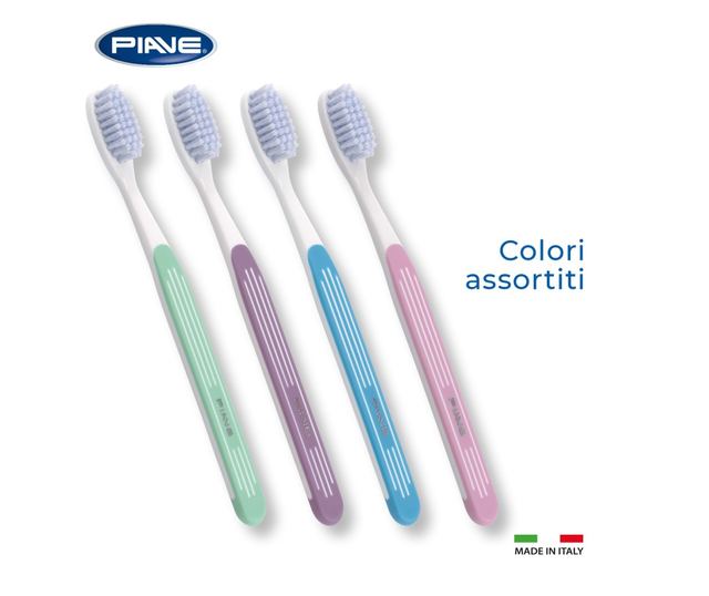 Periuta dinti Piave Experience Anti Tartru duritate fibra Medie, capac protectie