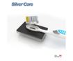 Kartáček na zuby Silver Care One střední štětiny + 1 vyměnitelná náhradní hlavice Stříbro, přirozený a nepřetržitý antibakteriál