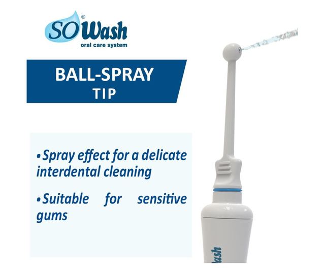 Ústní sprcha So Wash Deluxe, 7 hlavic bez nádrže, připojení k jakémukoli kohoutku, ekologicky šetrná