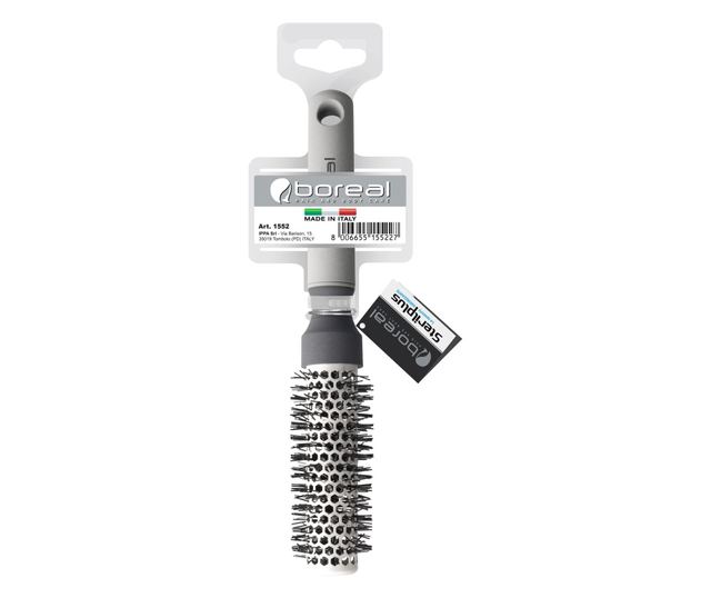 Boreal kerámia hajkefe hővédelemmel, monofiber, 3,9 cm átmérő, SterilPlus vonal, Olaszország