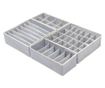 Set Organizator de sertar, 4 piese, Gonga® Gri
