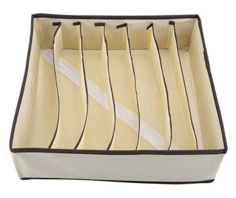 Organizator Pentru Sertar, 7 Compartimente, Gonga® Bej