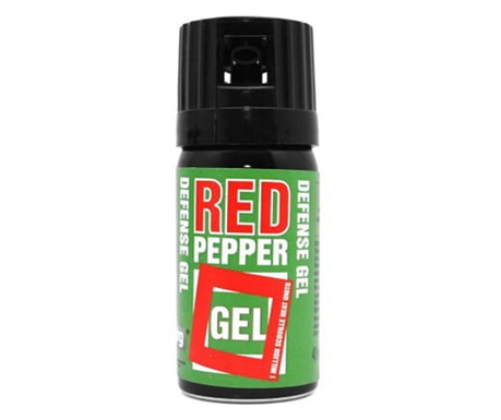 Лют червен спрей IdeallStore®, Green Defence, гел, за самозащита, 40 мл, зелен