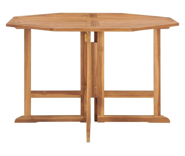 Sklopivi vanjski namještaj, 7 dijelova, masivno tikovo drvo