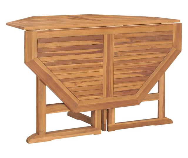 Sklopivi vanjski namještaj, 7 dijelova, masivno tikovo drvo