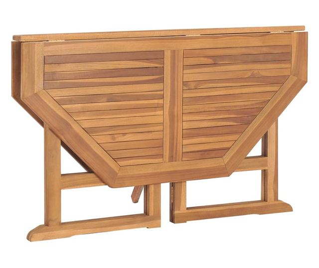 Sklopivi vanjski namještaj, 7 dijelova, masivno tikovo drvo