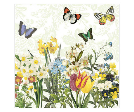 Servetele de masa, 33x33 cm, Spring bloomers, Ambiente