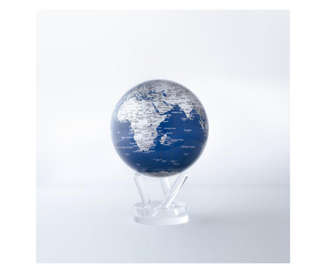 Въртящ се глобус Mova Globes Blue and Silver