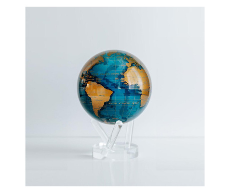 Въртящ се соларен глобус Mova Globe Blue and Gold
