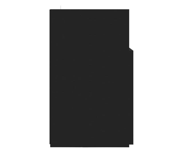 TV komoda s LED svjetlima, crna, 120x30x50 cm