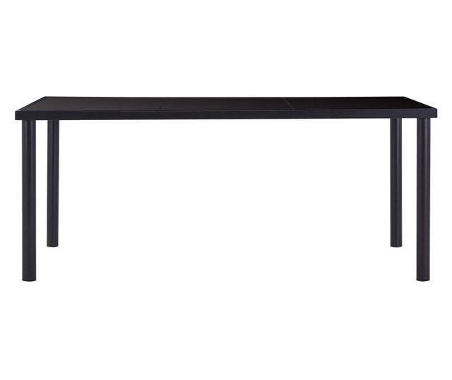 Set namještaja za kuhinju, 9 komada, smeđa, ekološka antilop koža