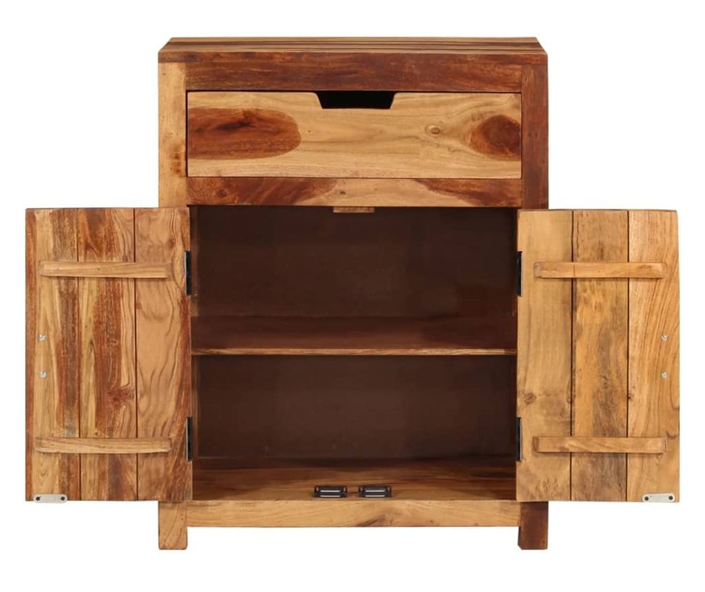 Služavka, 58,5x35x75,5 cm, masivno drvo akacije - 5