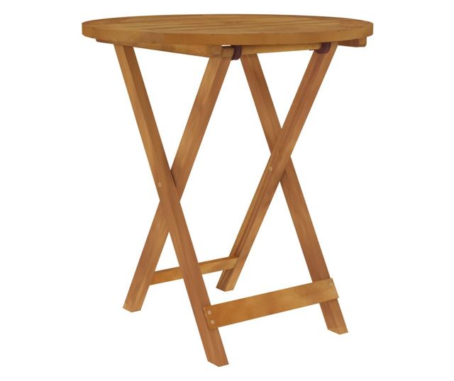 Set namještaja za vrt, sklopiv, 3 dijela, masivno drvo akacije