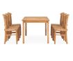 Set vrtne garniture, 7 komada, drvo tikovine