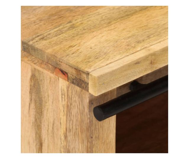 TV komoda, 90 x 35 x 40 cm, masivno drvo manga