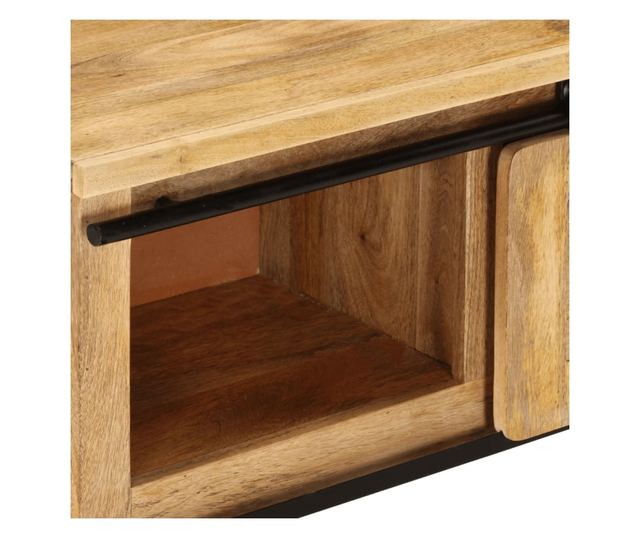 TV komoda, 90 x 35 x 40 cm, masivno drvo manga